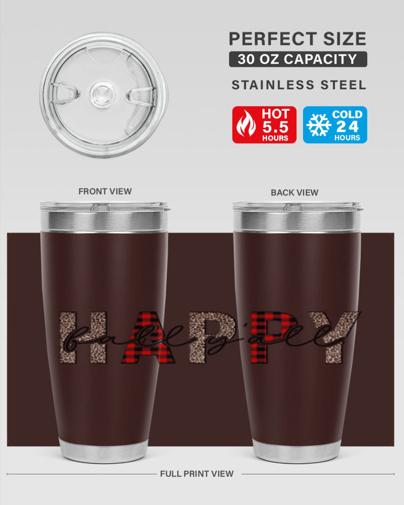 Happy Fall Y all 228#- fall- Tumbler