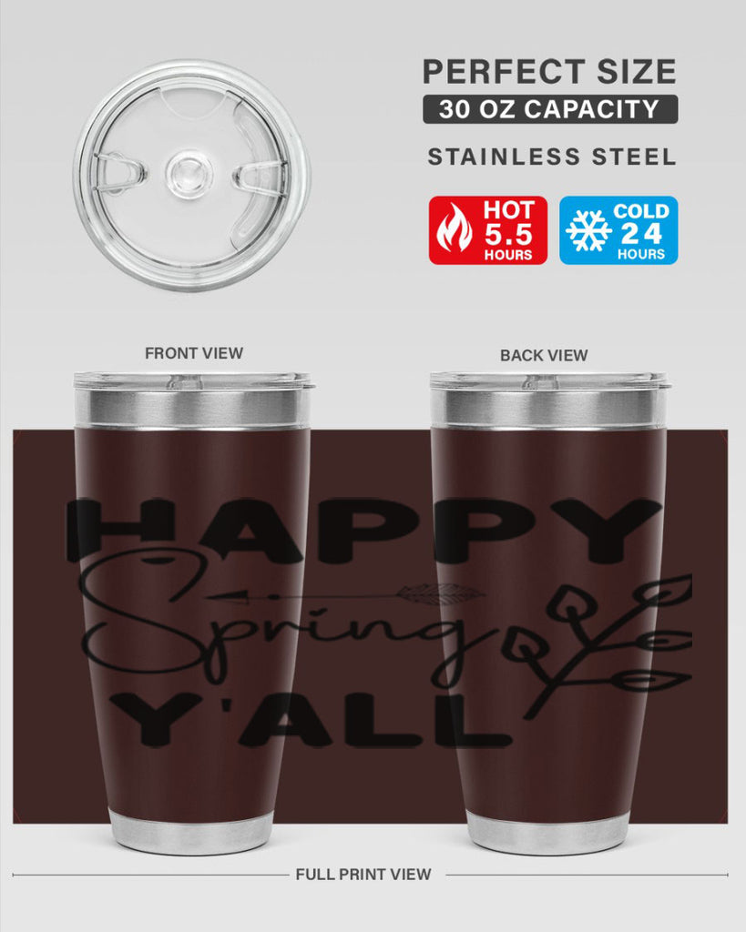 Happy Spring Yall 170#- spring- Tumbler