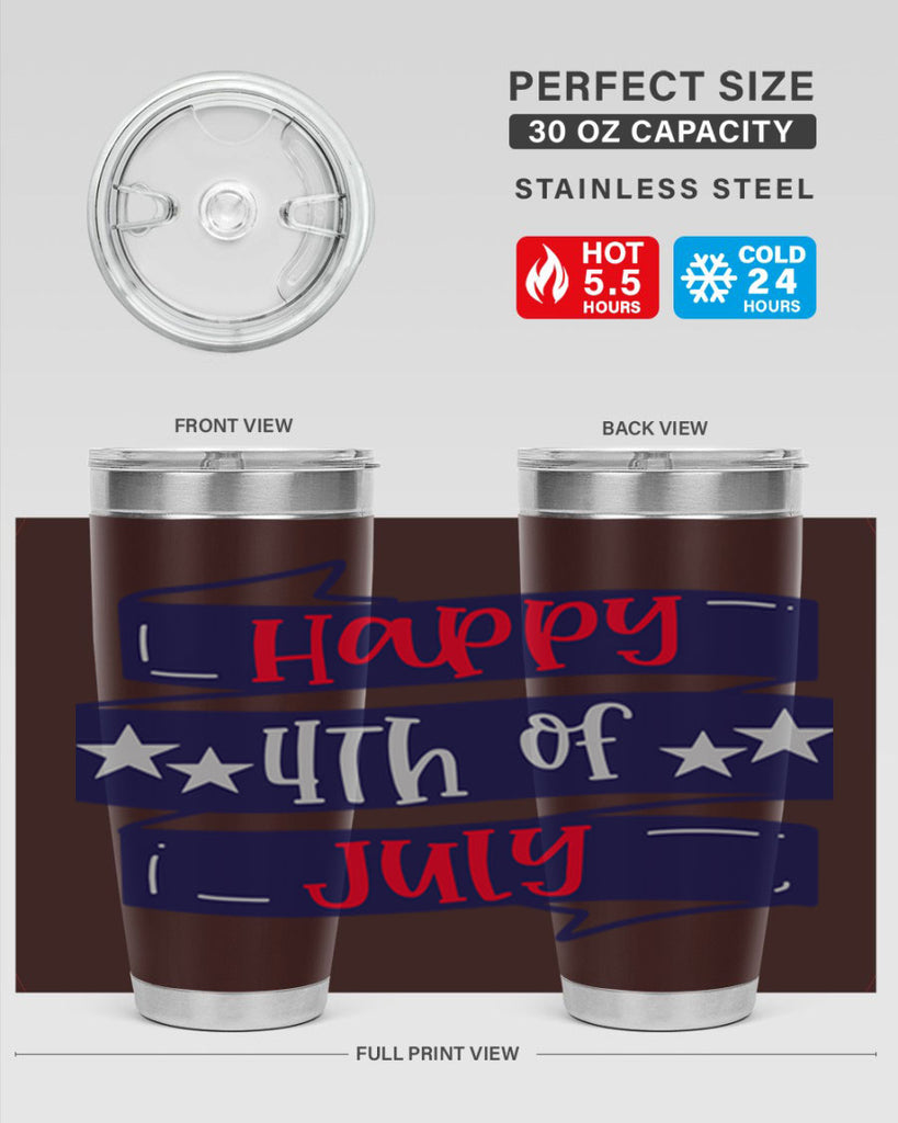 Happy th Of July Style 154#- Fourt Of July- Tumbler
