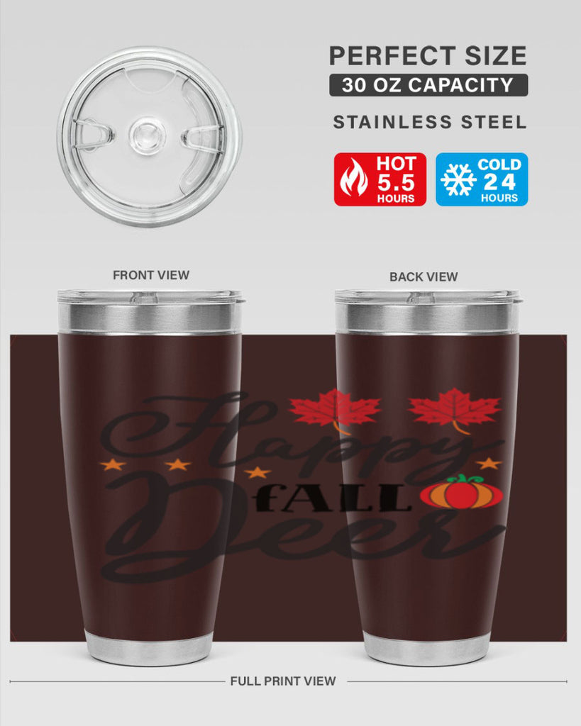 Happyfalldeer 254#- fall- Tumbler