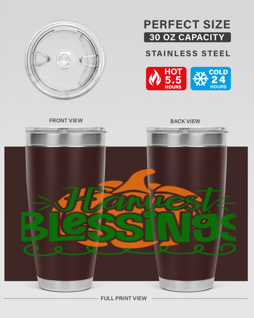 Harvest Blessings 265#- fall- Tumbler
