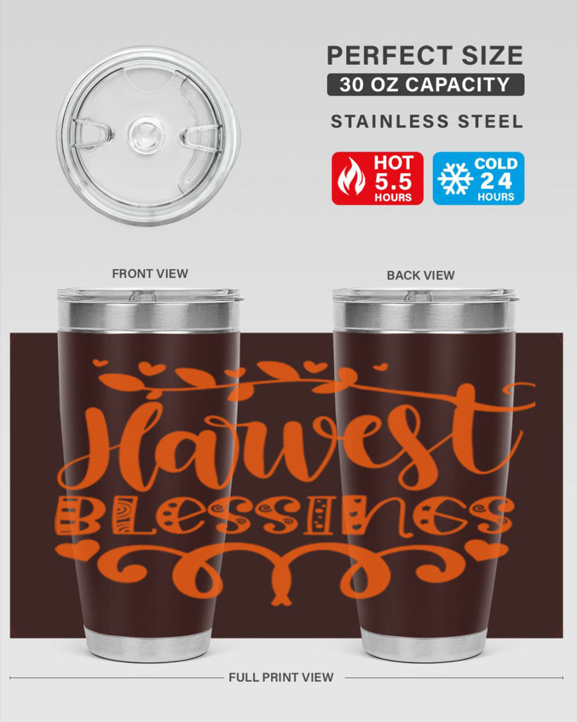 Harvest Blessings 266#- fall- Tumbler