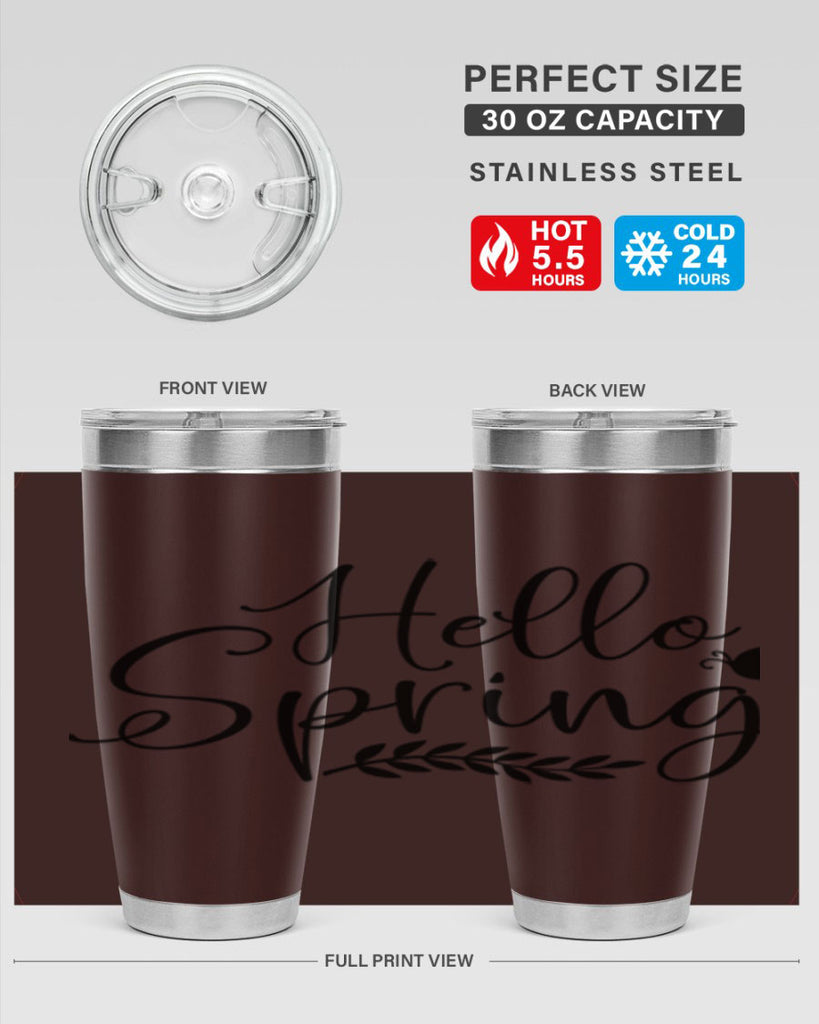 Hello spring design  222#- spring- Tumbler