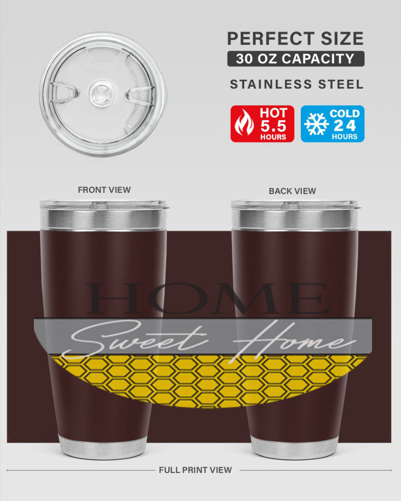 Home Sweet Home Hive lines246#- spring- Tumbler