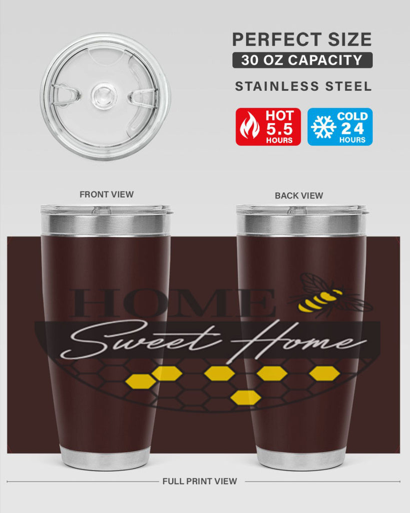 Home Sweet home bee and hive244#- spring- Tumbler