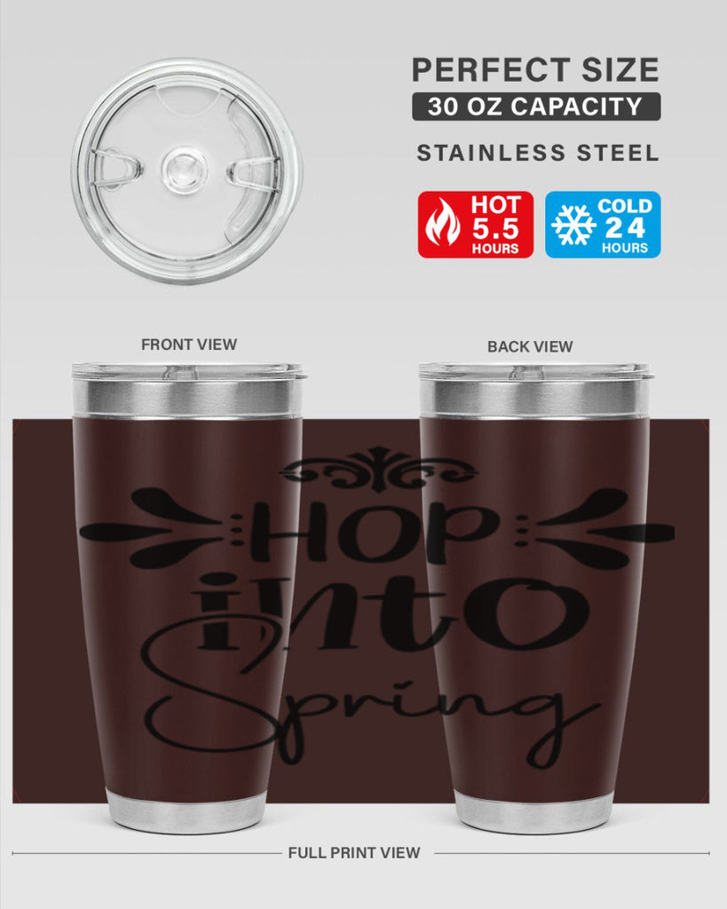 Hop into Spring 247#- spring- Tumbler