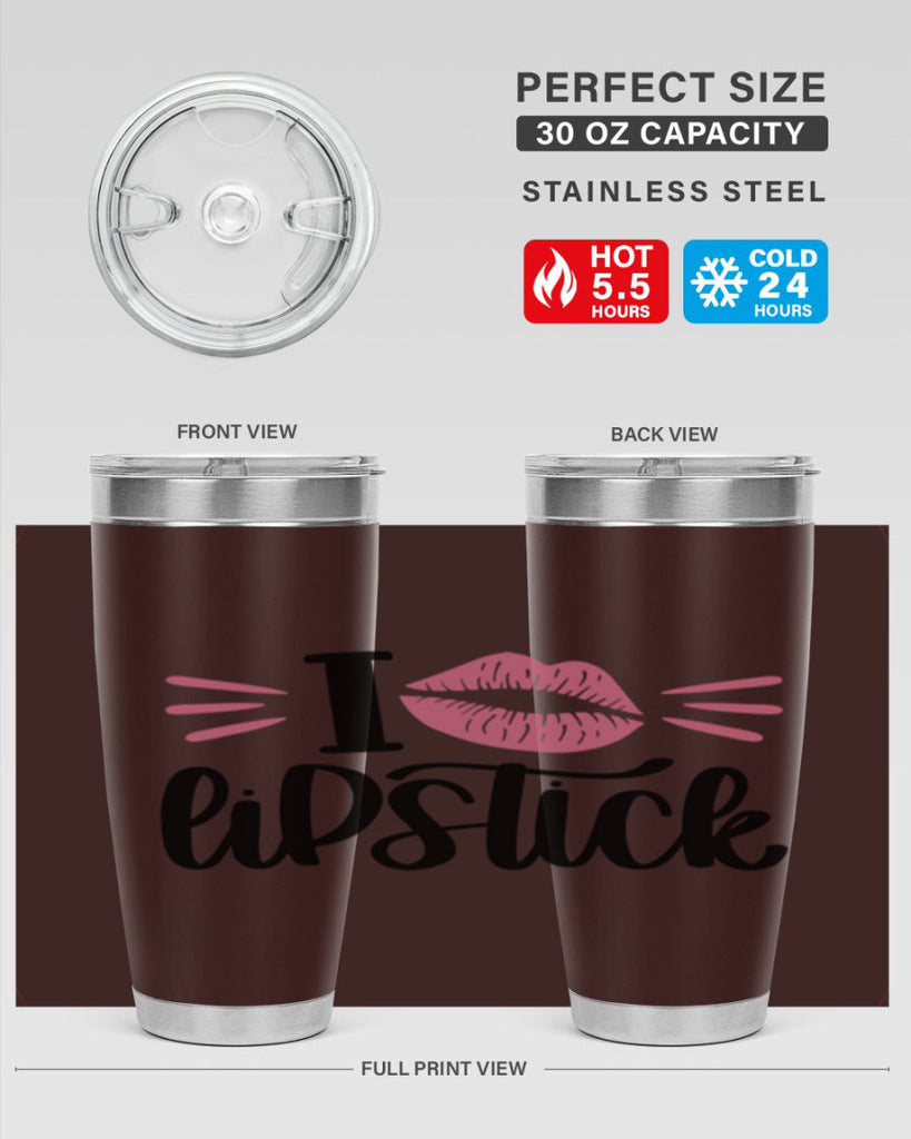 I Love Lipstick Style 86#- make up- Tumbler