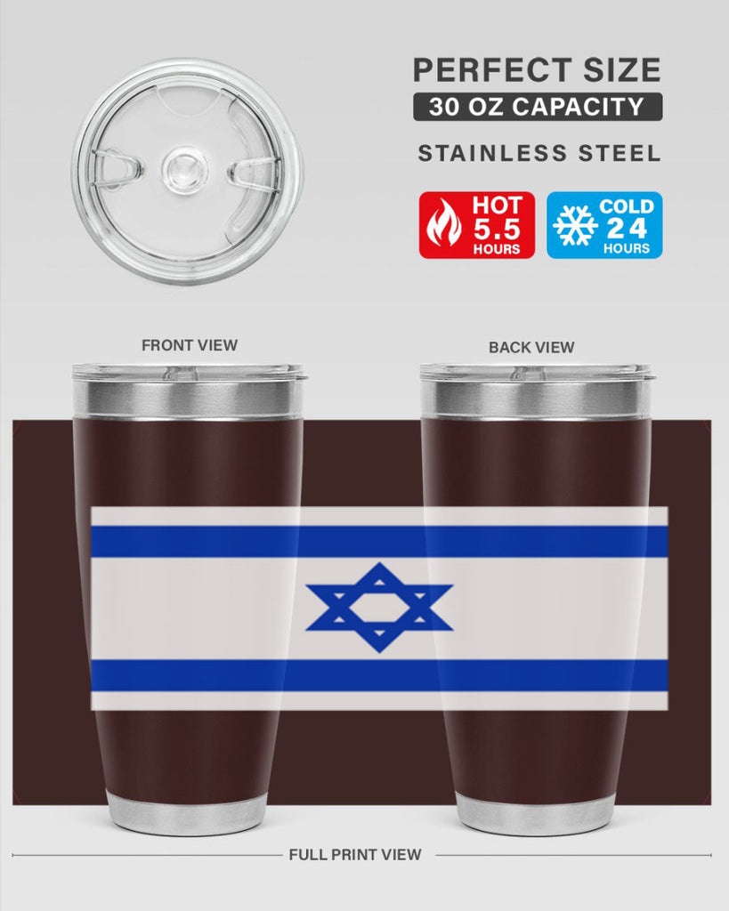 Israel 116#- world flags- Tumbler