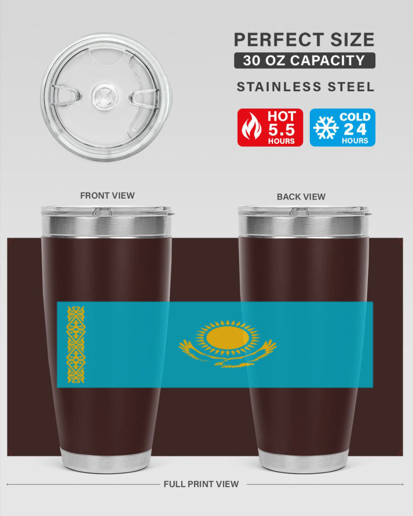 Kazakhstan 111#- world flags- Tumbler
