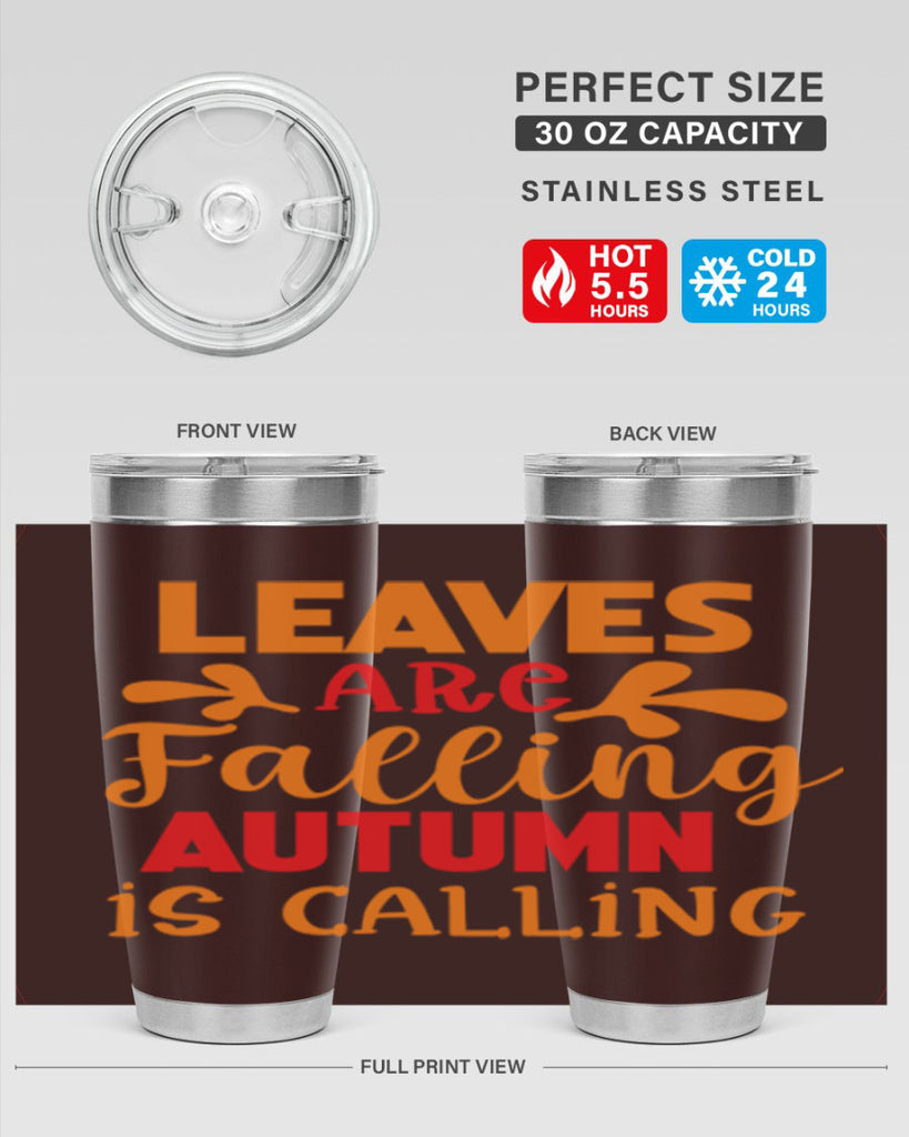 LeavesAreFallingAutumnis 394#- fall- Tumbler