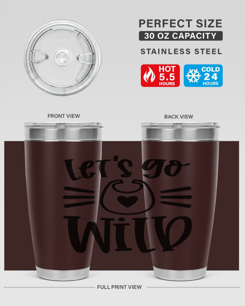 Lets Go Wild Style 73#- baby- tumbler