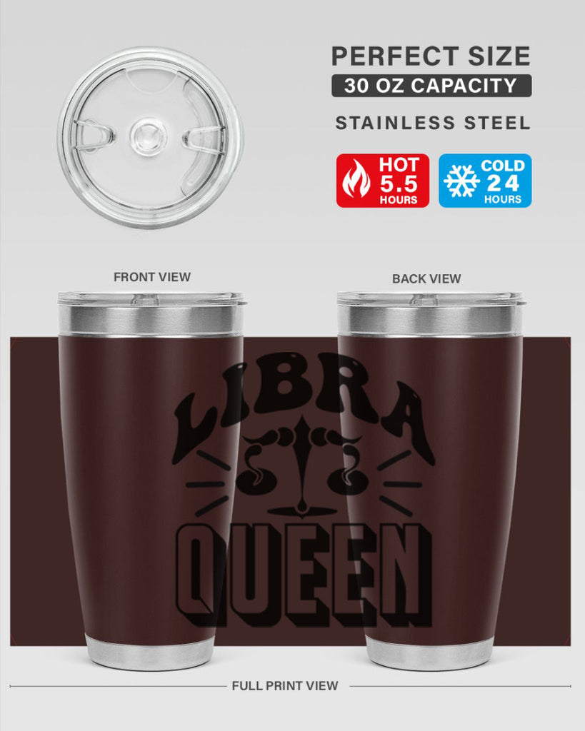 Libra queen 329#- zodiac- Tumbler