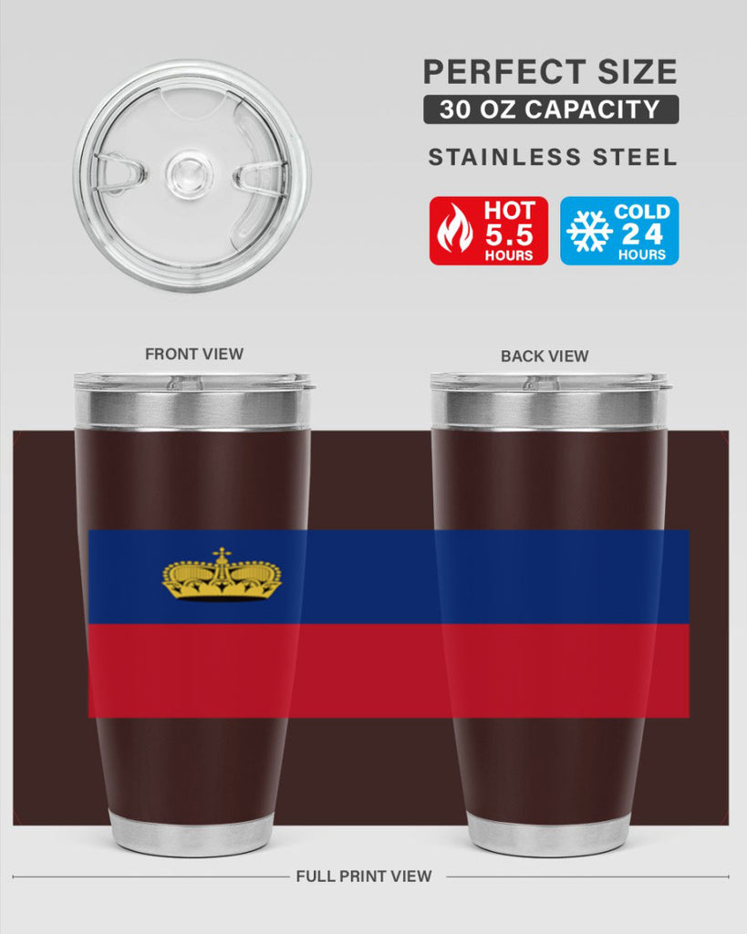 Liechtenstein 99#- world flags- Tumbler