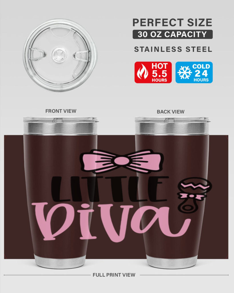 Little Diva Style 63#- baby- tumbler