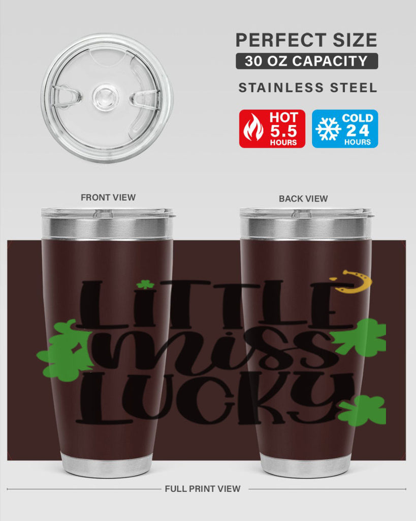 Little Miss Lucky Style 68#- St Patricks Day- Tumbler