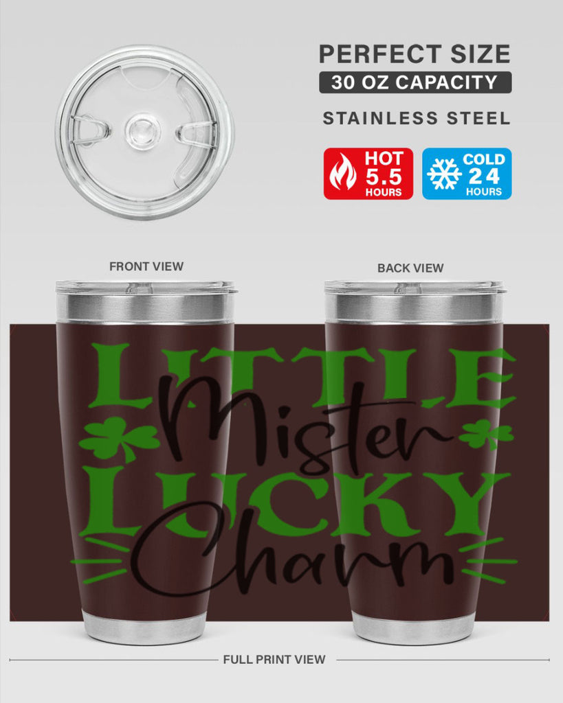 Little Mister Lucky Charm Style 153#- St Patricks Day- Tumbler