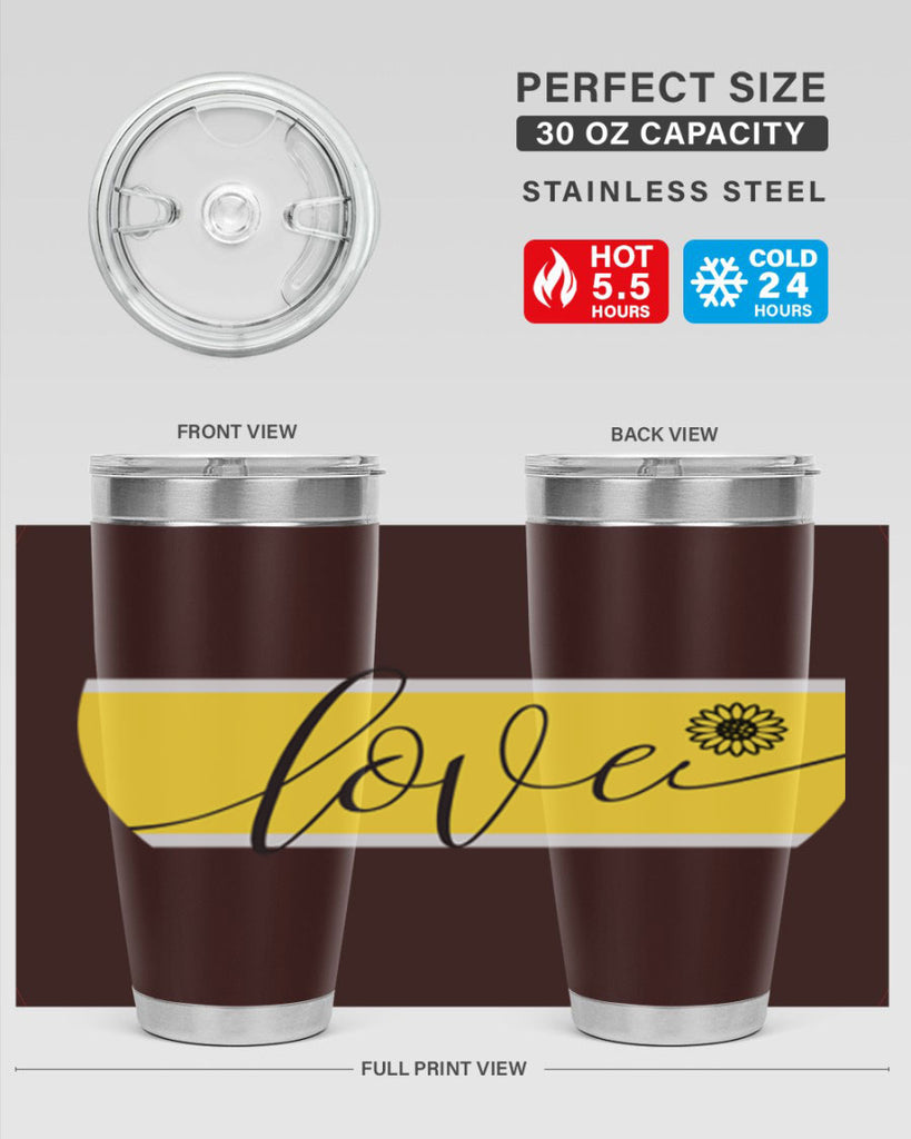 Love and daisy327#- spring- Tumbler