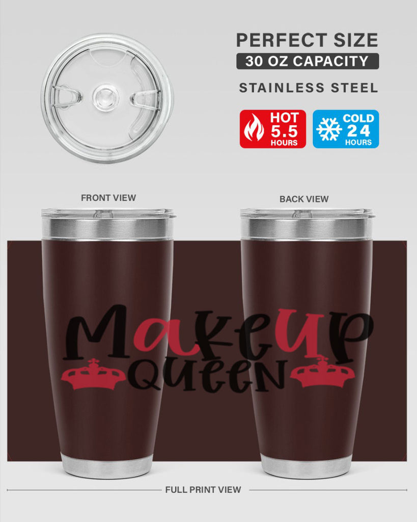 Makeup Queen design Style 223#- make up- Tumbler
