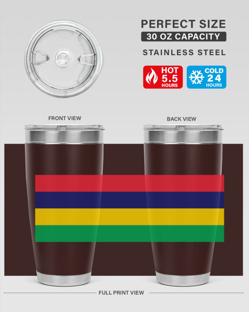 Mauritius 88#- world flags- Tumbler