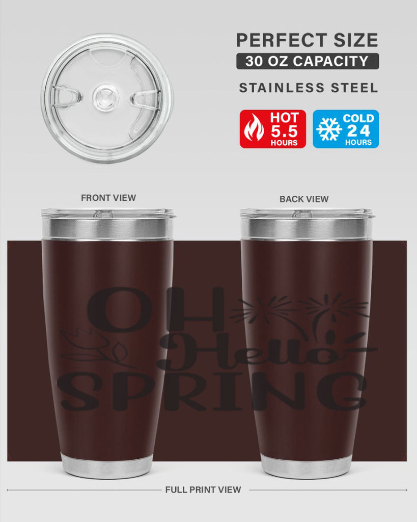 Oh hello spring 358#- spring- Tumbler