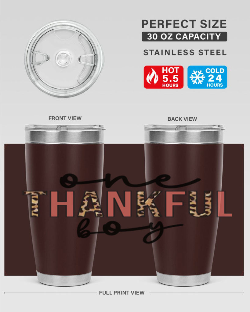 One thankful boy 462#- fall- Tumbler