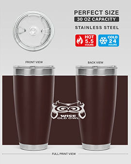 Owl Lover Wise Old Owl A TurtleRabbit 13#- owl- Tumblers