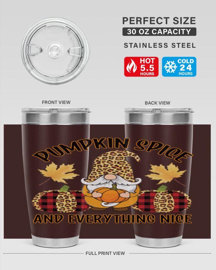Pumpkin Spice and Everything Nice 534#- fall- Tumbler