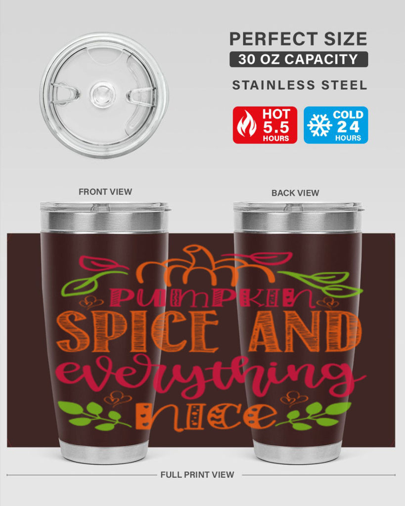 Pumpkin Spice and Everything Nice 536#- fall- Tumbler