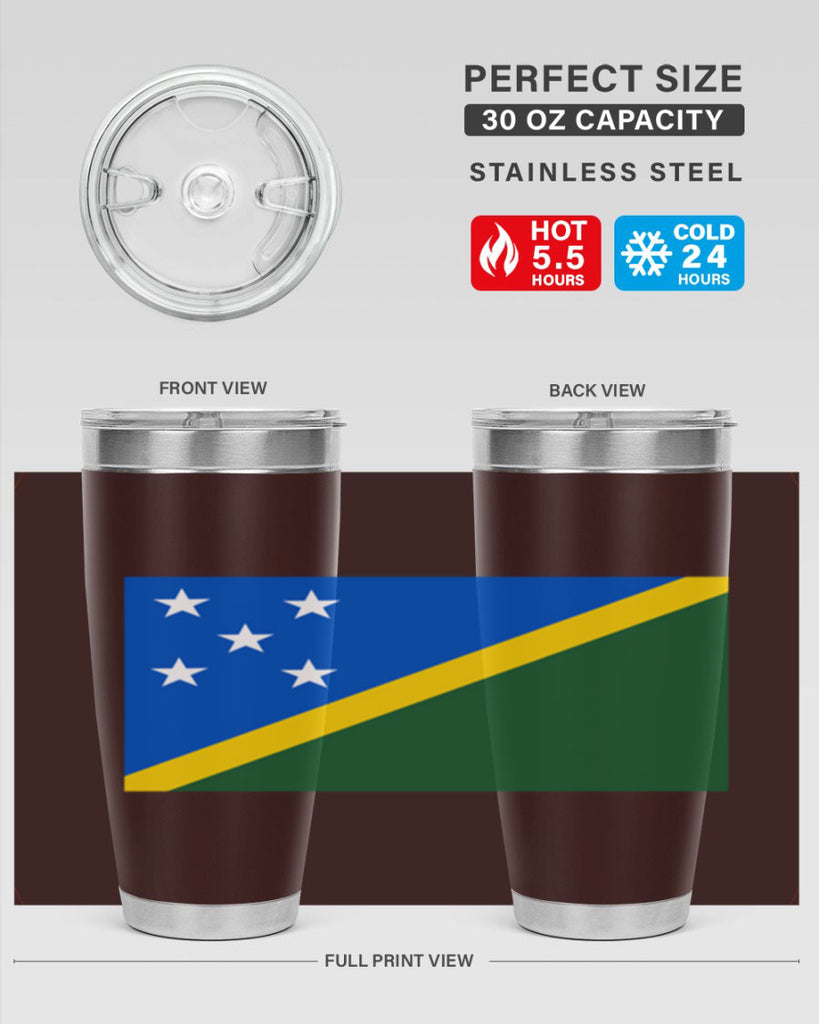 Solomon Islands 38#- world flags- Tumbler