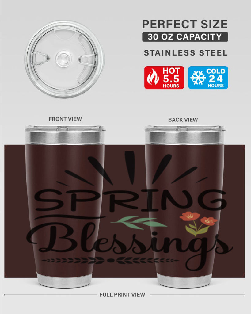 Spring Blessings  482#- spring- Tumbler