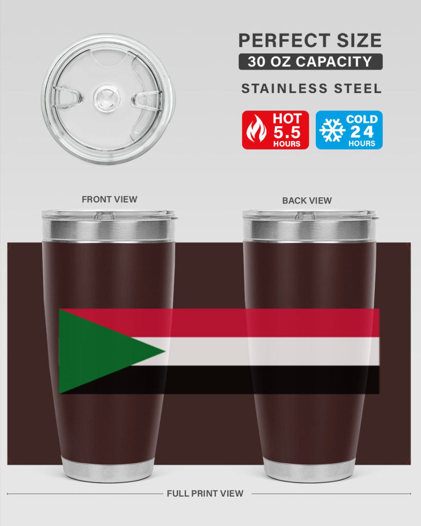 Sudan 31#- world flags- Tumbler