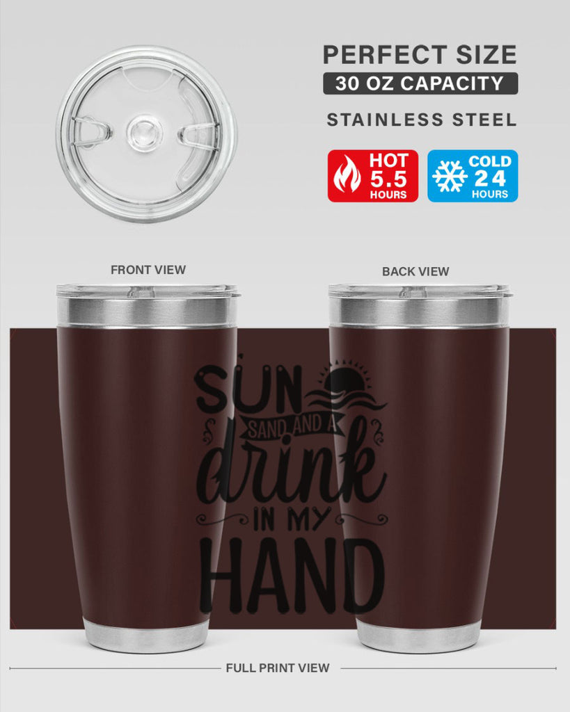 SunSandandaDrink 481#- zodiac- Tumbler