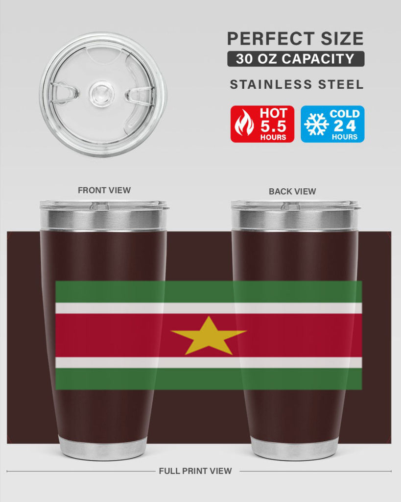 Suriname 30#- world flags- Tumbler