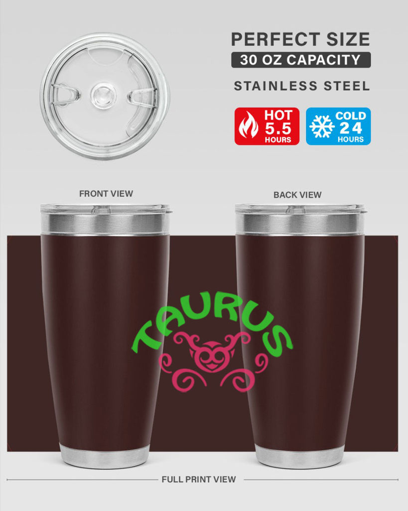 Taurus 493#- zodiac- Tumbler