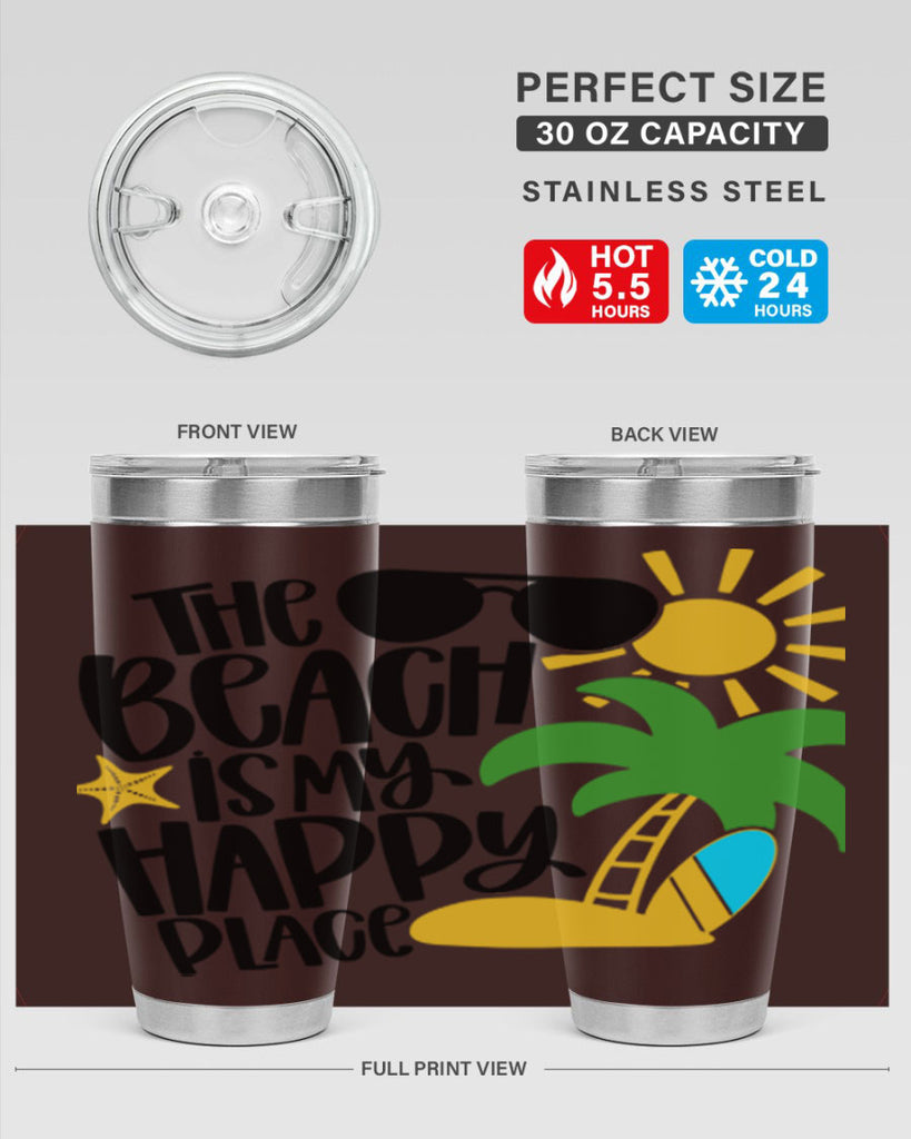 The Beach Is My Happy Place Style 12#- summer- Tumbler