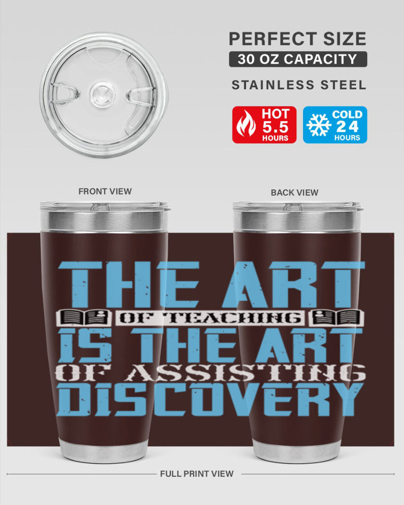 The art of teaching is the art of assisting discovery Style 15#- coaching- tumbler