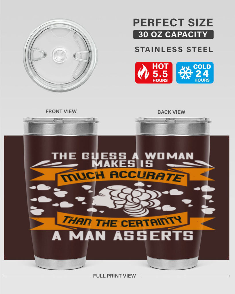 The guess a woman makes is much accurate Style 31#- womens day- Tumbler