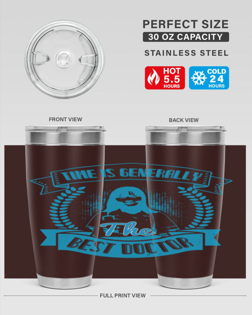 Time is generally the best doctor Style 12#- medical- tumbler