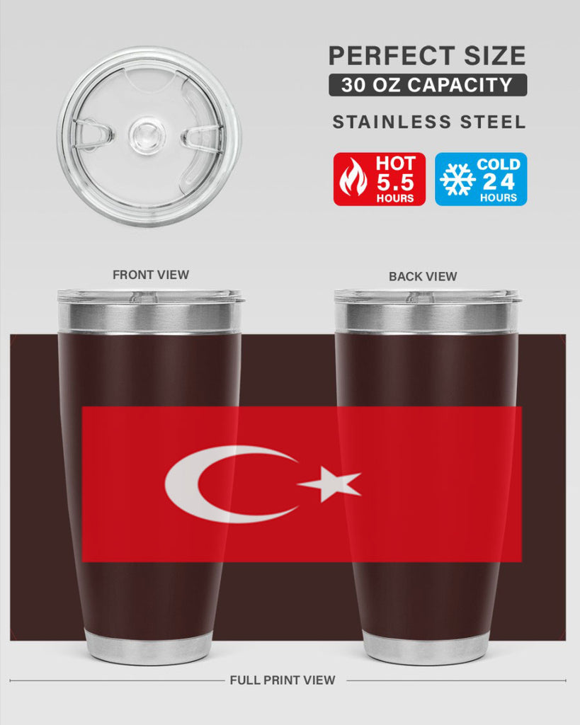 Turkey 17#- world flags- Tumbler