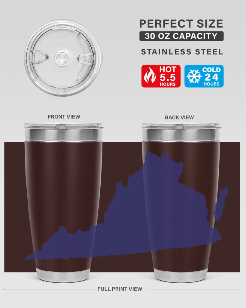Virginia 5#- stateflags- Tumbler