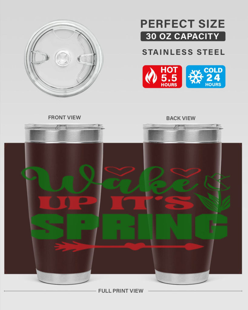 Wake Up Its Spring 562#- spring- Tumbler