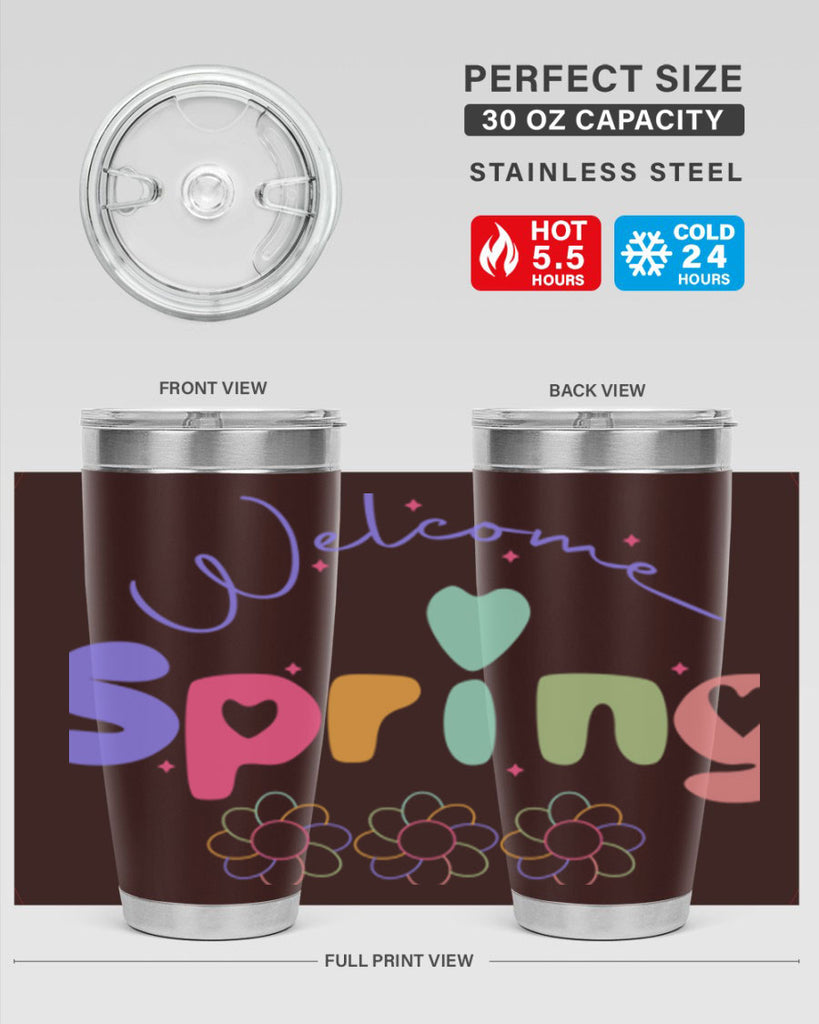 Welcome Spring583#- spring- Tumbler
