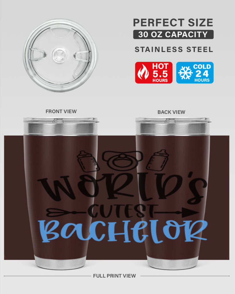 Worlds Cutest Bachelor Style 13#- baby- tumbler