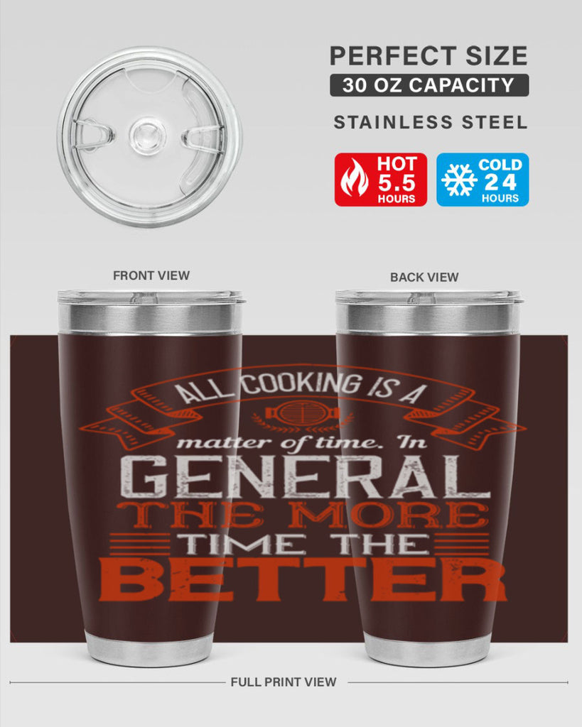 all cooking is a matter of time in general the more time the better 39#- cooking- Tumbler