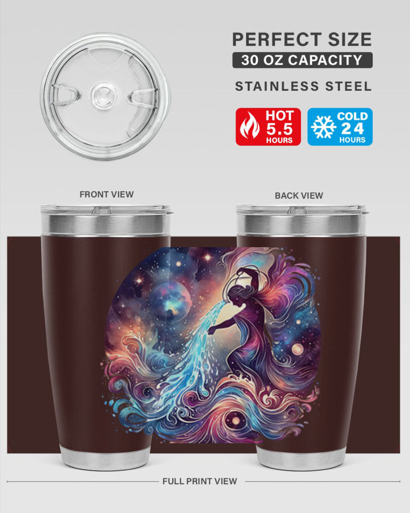 aquarius 79#- zodiac- Tumbler
