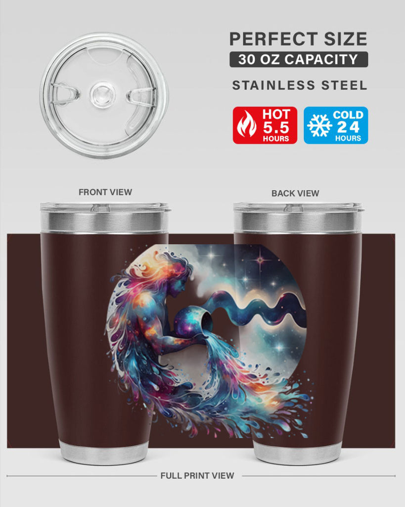 aquarius 88#- zodiac- Tumbler