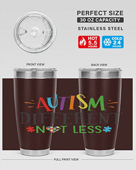 autism different not less Style 5#- autism- Tumbler