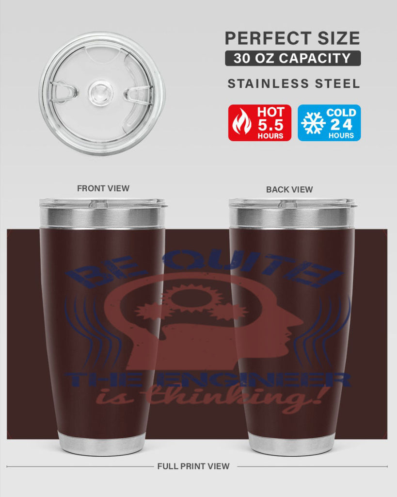be quite the engineer is thinking Style 39#- engineer- tumbler
