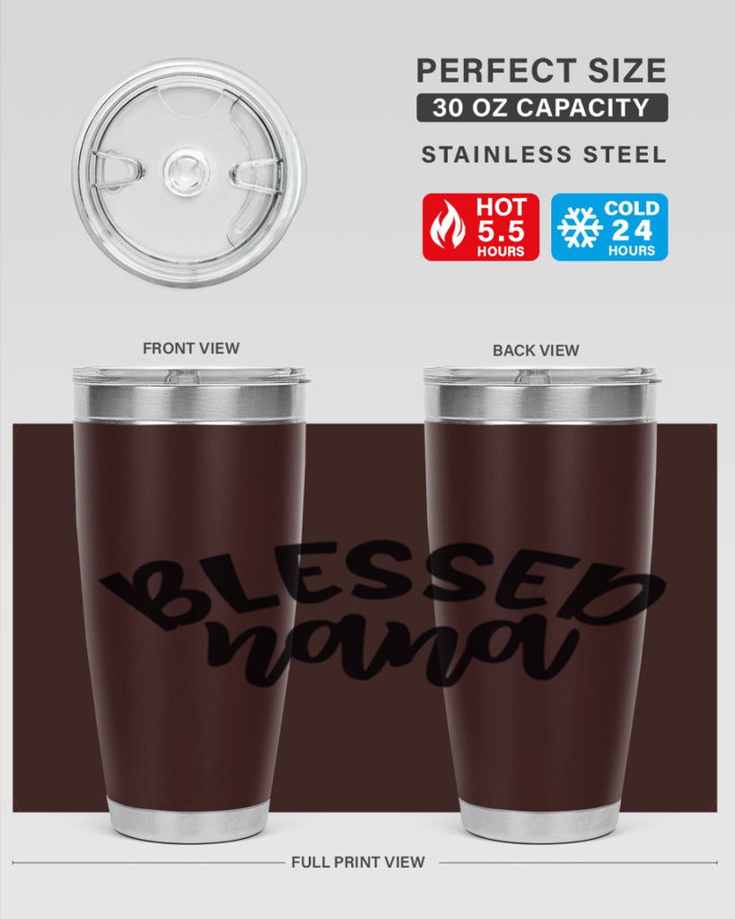 blessed nana 59#- grandma - nana- Tumbler