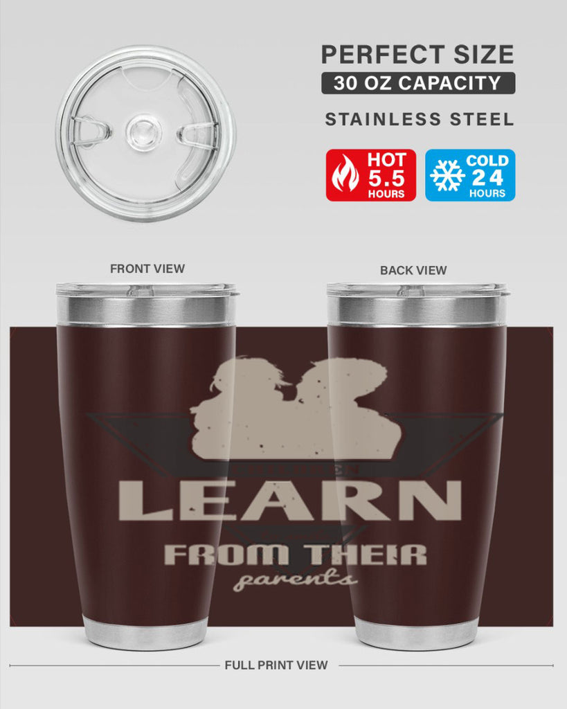 children learn to smile 250#- fathers day- Tumbler